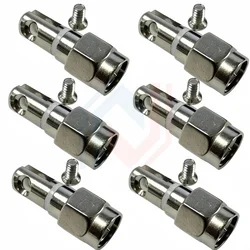 1Pcs/lot SMA Male Plug RF Coax Connector with Screw Swivel Nickelplated For Telescopic Antenna Socket