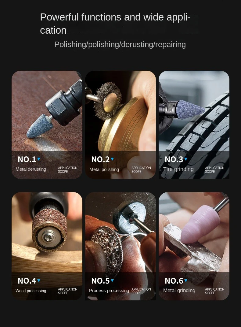 3mm/6mm Pneumatische Stabschleifer Luft Gravur Schleifer Schleifmühle Gravur Werkzeug Poliermaschine für Pneumatische Werkzeuge – Detail 2