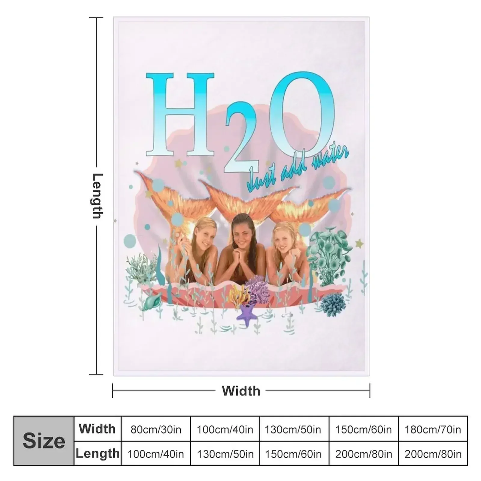 H2O Throw Blanket Bed Decorative Beds Weighted Sofa Blankets