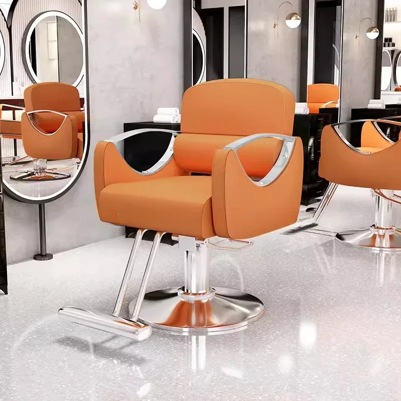 

Swivel Pedicure Barber Chair Makeup Hairdressing Ergonomic Make Up Chairs Rolling Salon Chaise Coiffeuse Barber Equipment