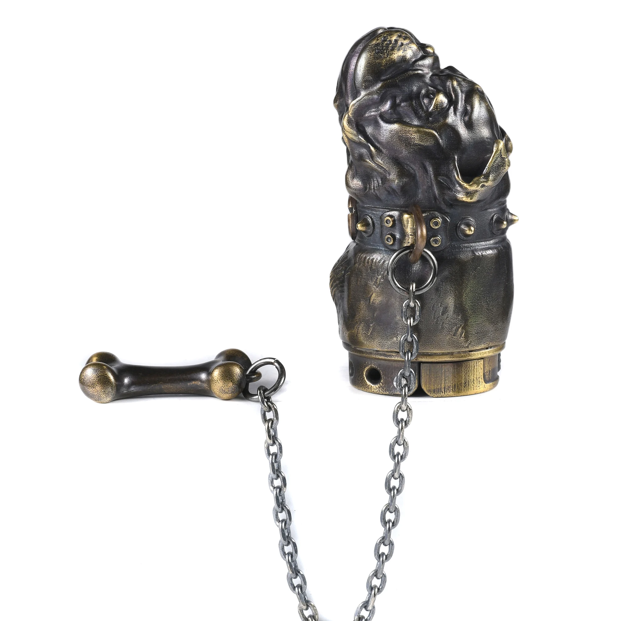 

THORENS латунный шлифовальный круг французского бульдога ручной работы многоразового использования в стиле ретро, креативный индивидуальный дизайн, мужской подарок, элитный