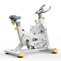 Cyclette professionale per esercizi commerciali Indoor con trasmissione a cinghia per impieghi gravosi volano da 6kg e comodo cuscino del sedile