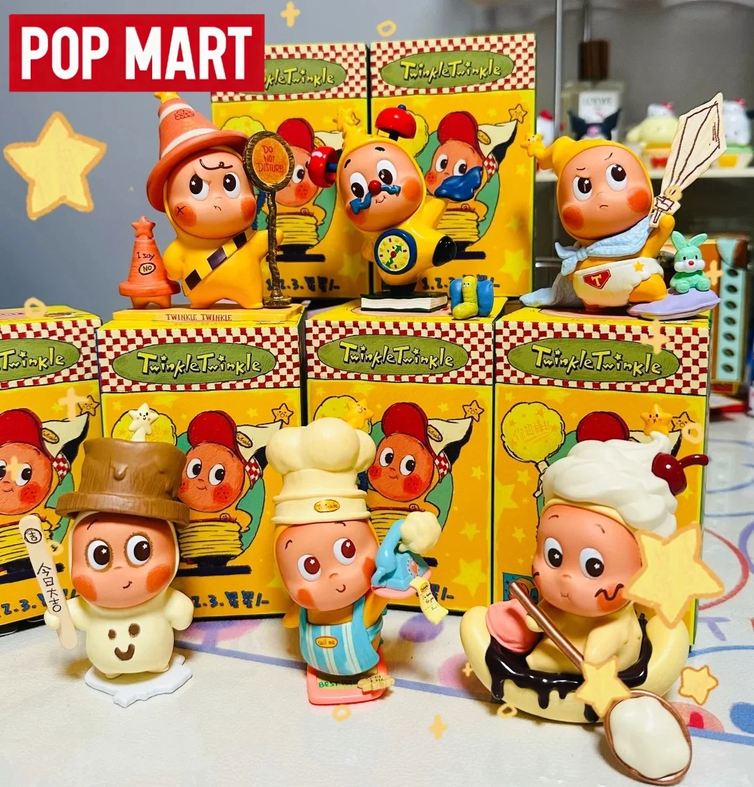 

Hot Origina POPMART Twinkle 123! Twinkle Twinkle Series Blind Box Figures Cute Twinkle Baby Ice Pop Little King Decorative Gifts