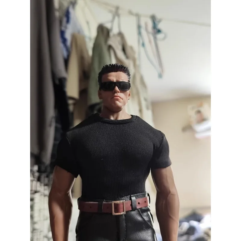 1/6 Schaal CC021 Mannelijke Action Figure Korte Mouwen Strakke T-shirt Kleding Model Fit 12 "Tbleague M34 M35 Sterke Musclur body