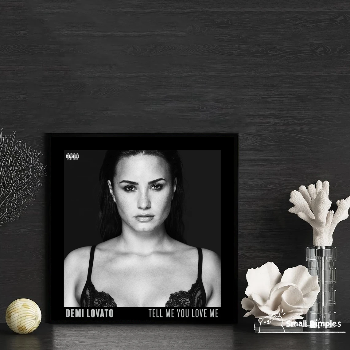 ديمي لوفاتو أخبرني أنك أحبني غلاف ألبوم الموسيقى المشارك قماش الفن طباعة ديكور المنزل طلاء جدران (بدون إطار) #2