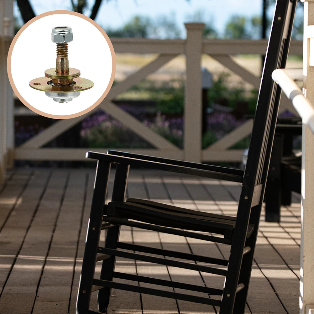 

4pcs Furniture Hardware Bearings Rocking Chair Glider Replacement Parts High Precision Connecting Fittings Sturdy Long Life