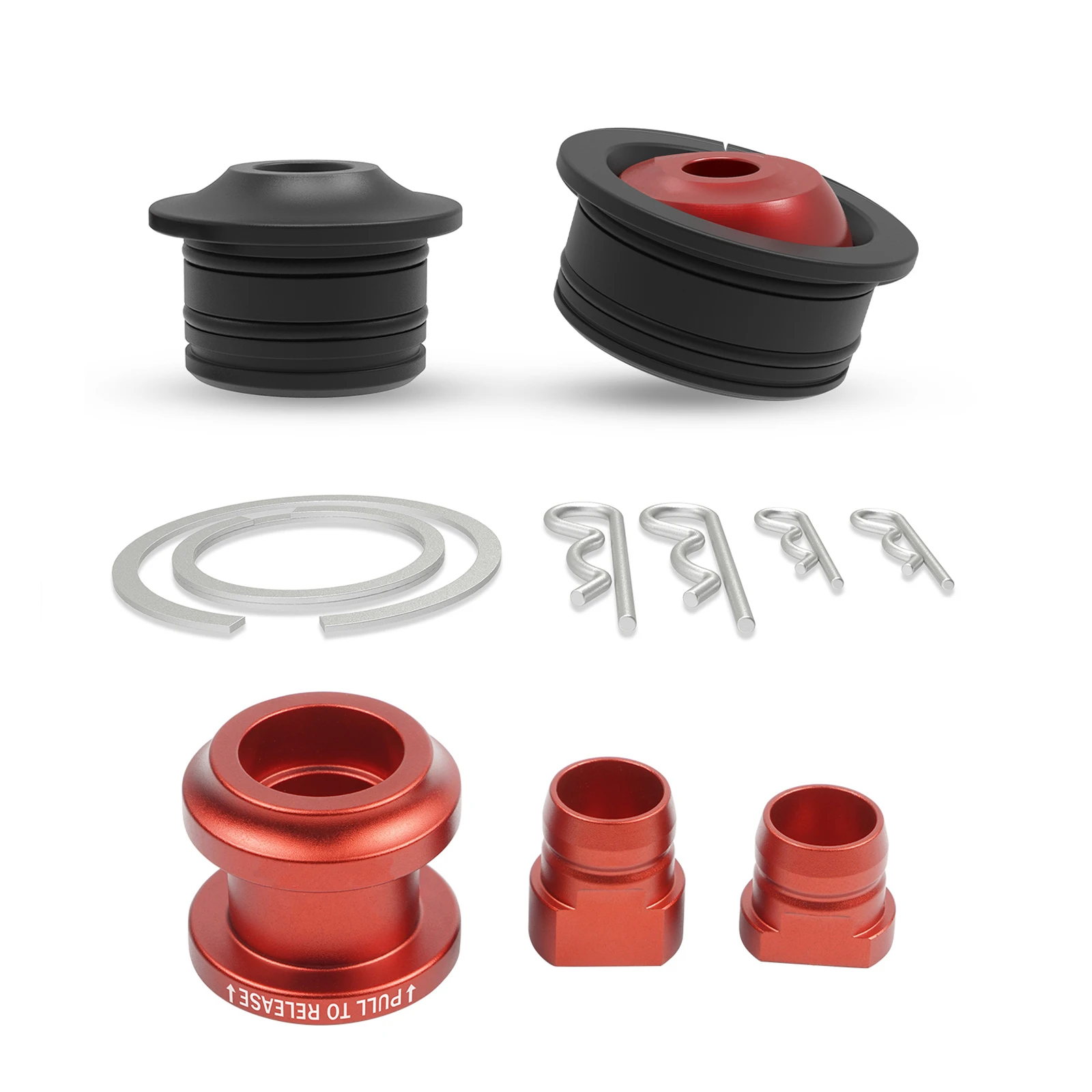 BEVINSEE Shifter Cable Bushing & Shift Boot Collar M10Γ1.5 for Honda Civic Si for Honda Civic/Type R/Accord/Fit/CRZ