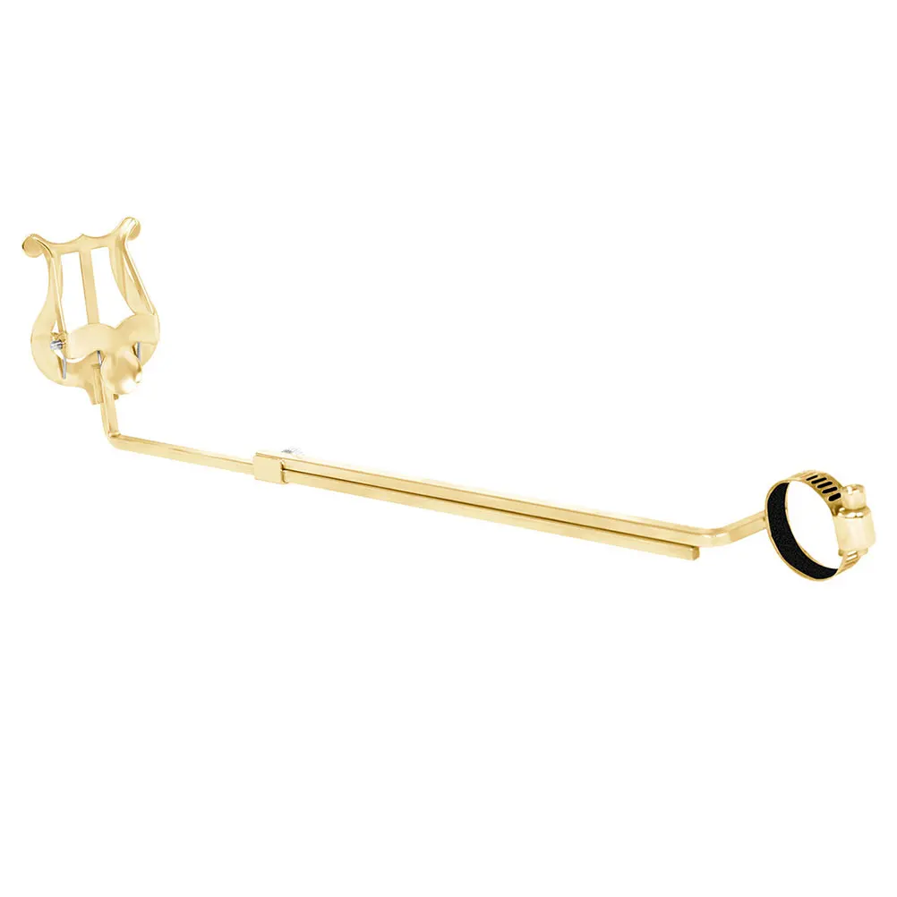 

Portable Flute Lyre Sheet Music Holder Durable Iron Clip Secure Design For Marching Band Flute Flip Folder Versatile Use For