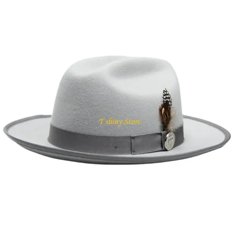 n58f-popular-wool-hat-adult-roleplay-panama-hat-party-headwear-halloween-costume-hat