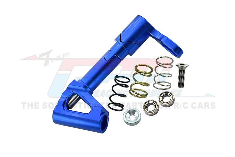 ALUMINIOWY STOJAK KIEROWNICZY GPM Z PRĘGAMI I ŁOŻYSKAMI DO MOTOCYKLA KYOSHO 1/8 NSR500