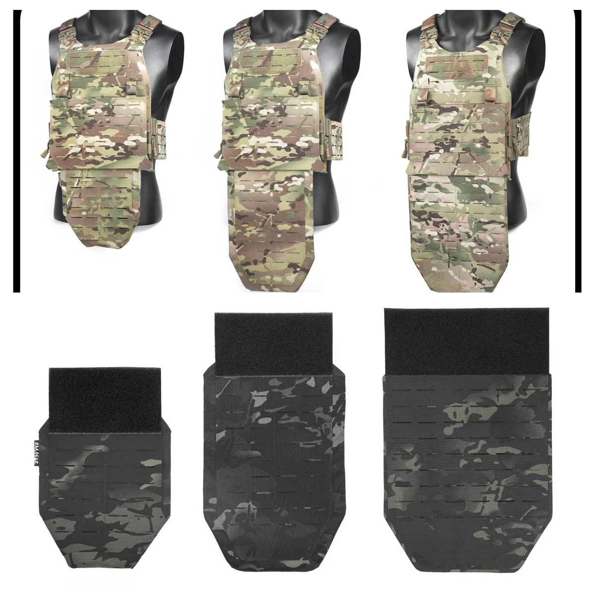 

New Tactical Vest Crotch Protection Multi-purpose Molle Abdomen Pouch Bag Multifunctional Protective Baffle