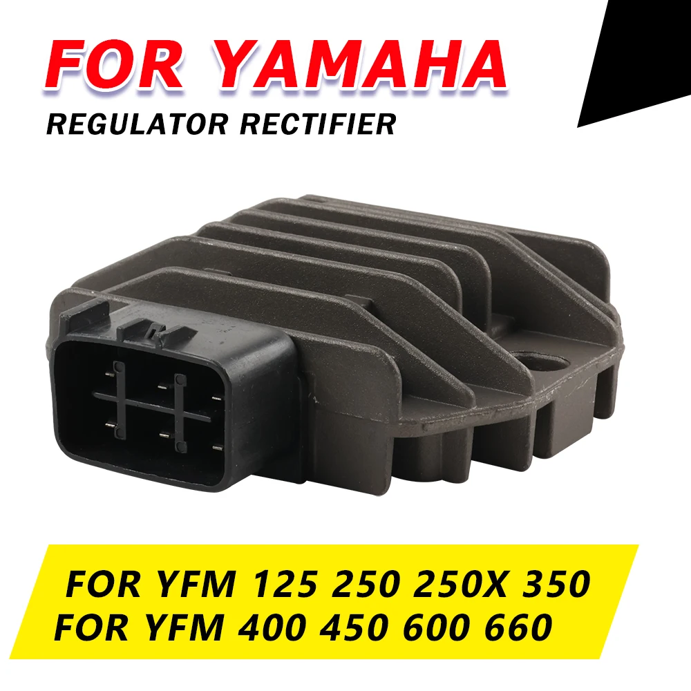 For Yamaha YFM660 Raptor YFM600 Grizzly YFM 125 250 350 400 450 600 660 Big Bear YFM450 Accessories Voltage Regulator Rectifier