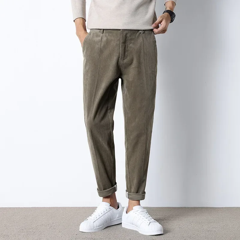 2023 New Fashion Summer and Autumn Cotton Casual Pants High Quality Mens Pants