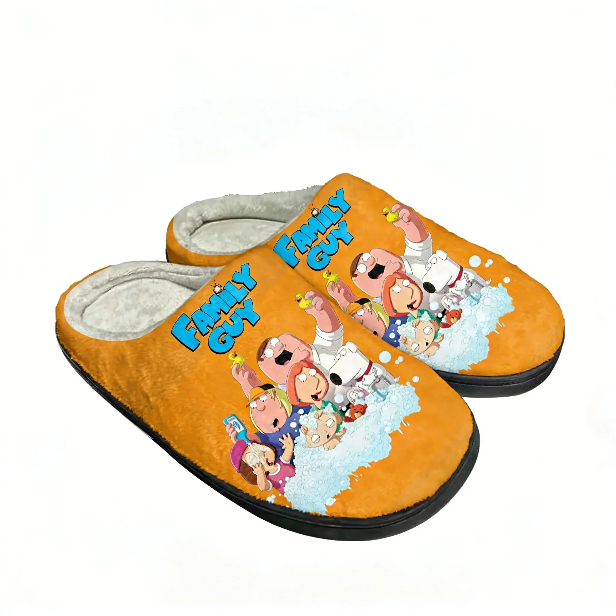 Family Guy Cotton Shoes Family Slippers Mens Womens Teenagers High Quality Plush Bedroom Casual Warm Shoes Customized Slippers