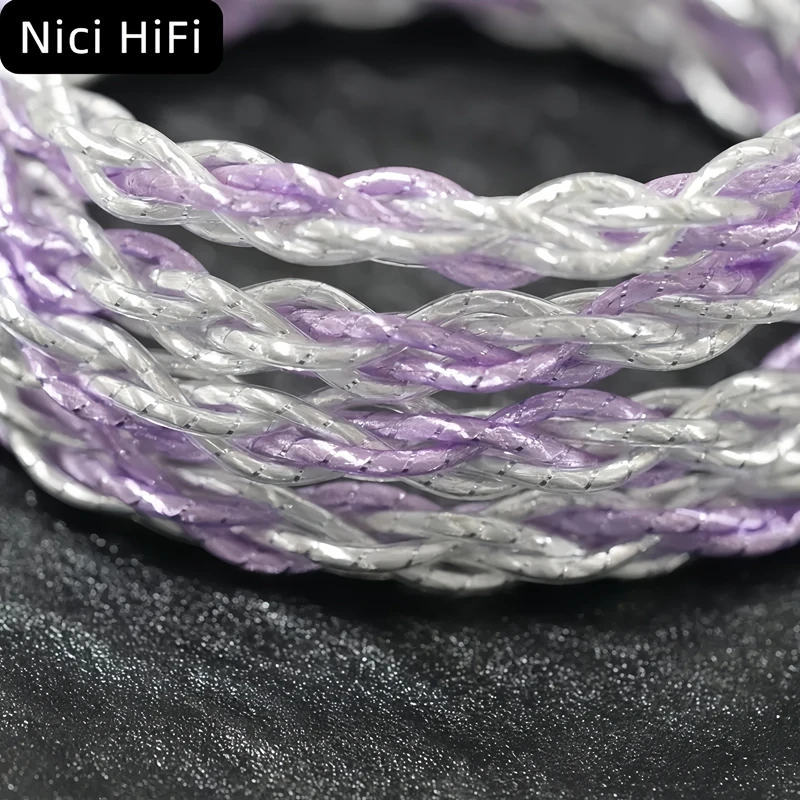 Nici HiFi-30 6 Core cable In-Ear Headphone Extension Cable 3.5/4.4mm to 2Pin/HD650/HD800 for Delci Explorer DaVinci Himalaya - Image 6