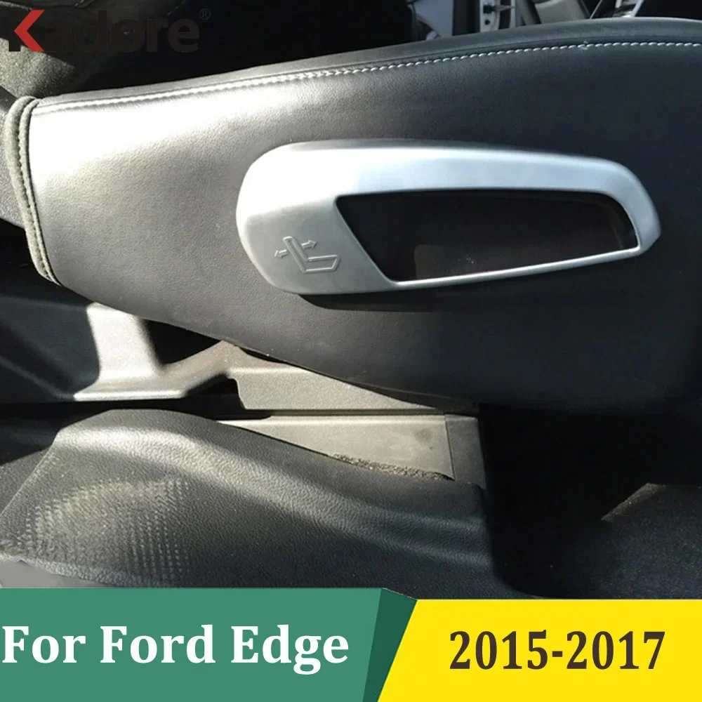 

Для Ford Edge 2015 2016 2017 ABS матовый переключатель регулировки сиденья крышка наклейка отделка интерьер автомобиля аксессуары для стайлинга