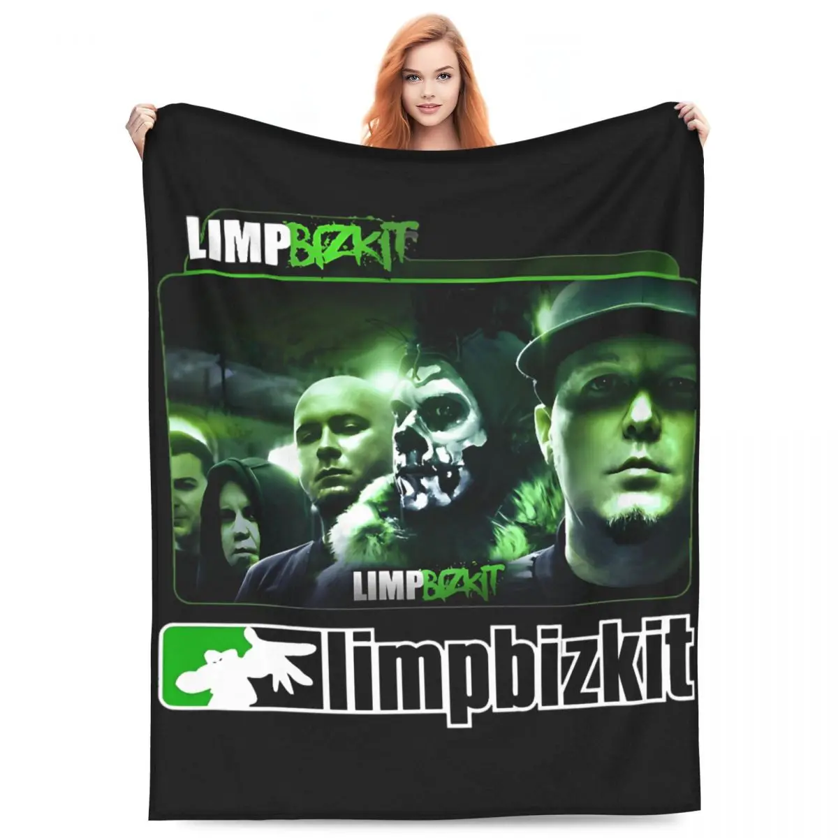 

Одеяло Limp Bizkit бархатное зимнее портативное легкое одеяло для постельного белья автомобильное одеяло