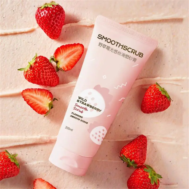 

Moisturizing Exfoliating Scrub Cream Beauty Products Wild Strawberry Scrub Mild Texture Body Brightening Deep Cleaning Whitening