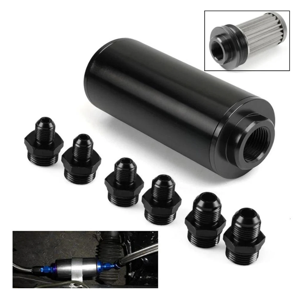 

For All Car Models Inline Fuel Filter For High Flow Applications Aluminum Alloy Construction Direct Replacement Design