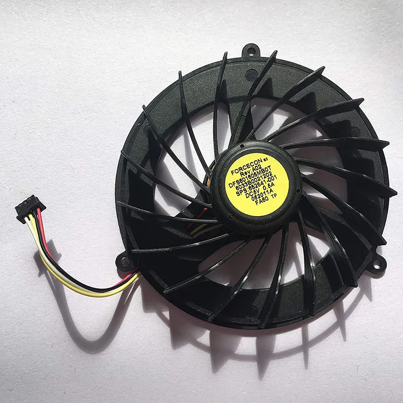 New CPU Cooling Cooler Fan for HP ELITEBOOK 8740W 8770W 8675W 8760W Cooling Fan DFS601605MB0T