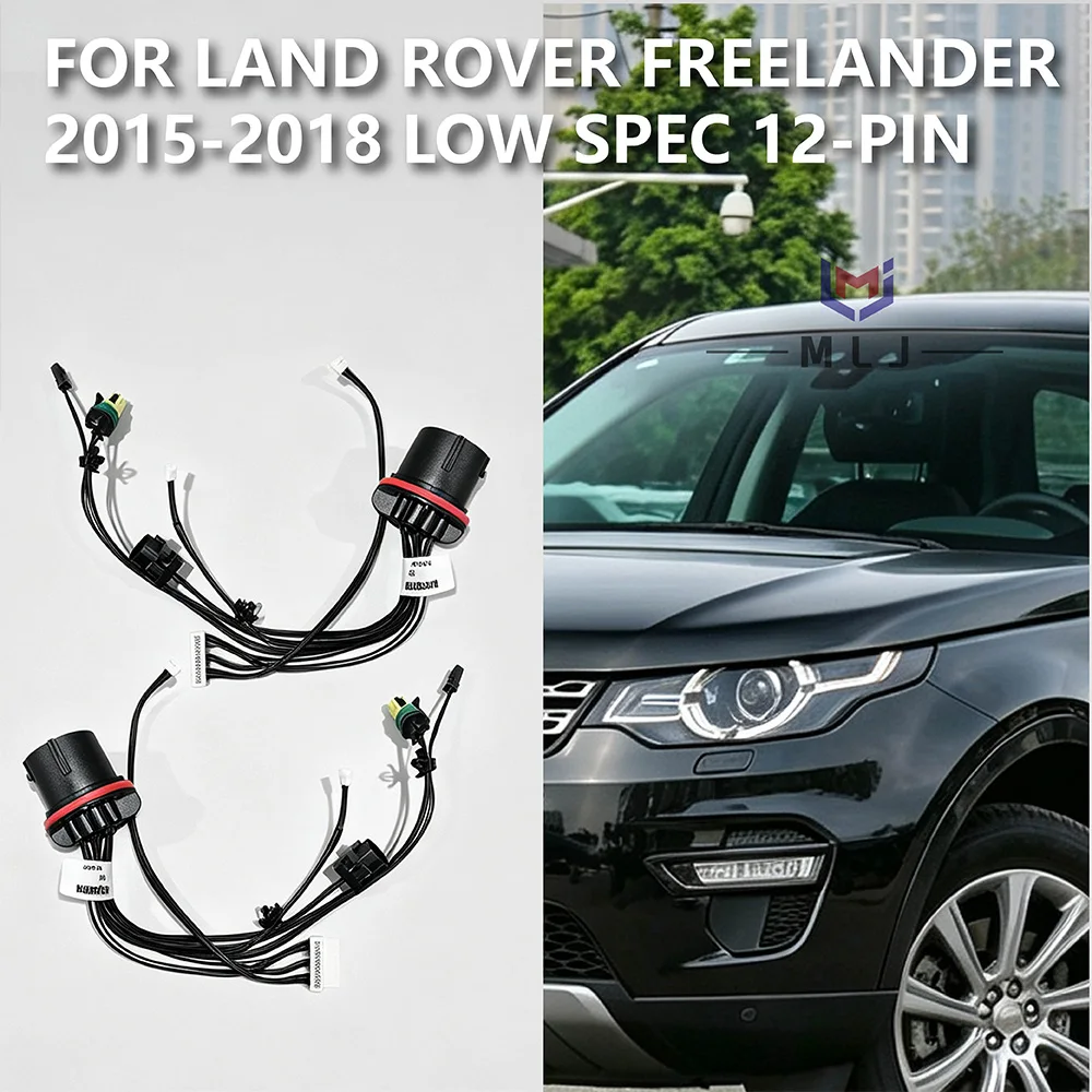 Xenon Headlight Internal Wiring Harness 12 Pin Connector Assembly For Land Rover Discovery Sport Freelander 2 2015-2018