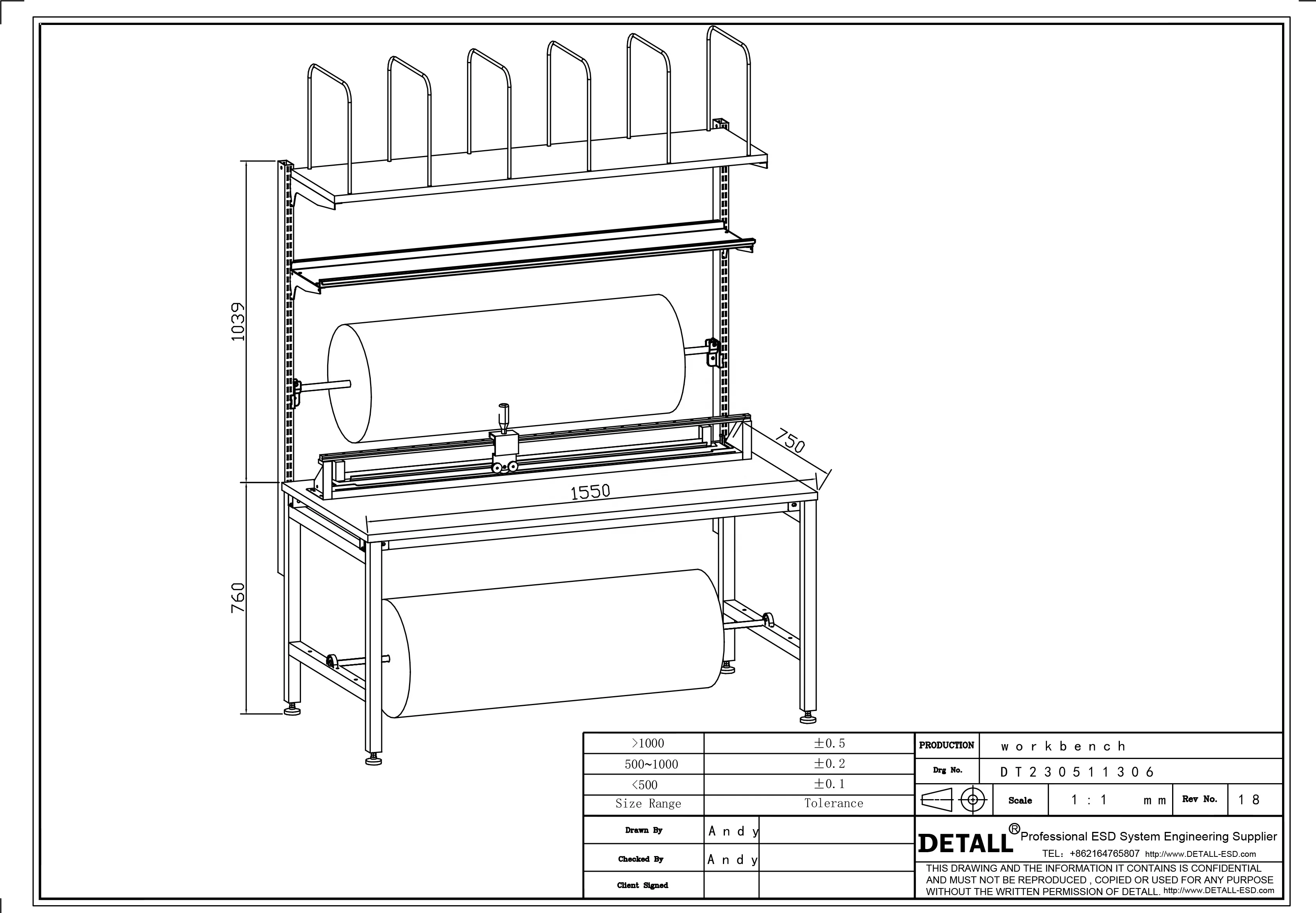 table Warehouse packaging station Convenient  workbench, paper and bubble packaging cutting machine