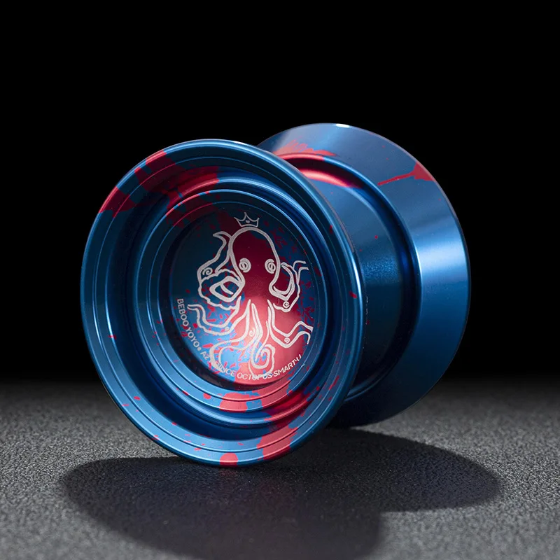 Metalowe Yoyo Magiczne YOYO Profesjonalne Yoyo z Stopu Aluminium Niereaktywne Yoyo z 10 Kulkami i Łożyskiem U dla Zaawansowanych Graczy Zabawki dla Dzieci Yoyo