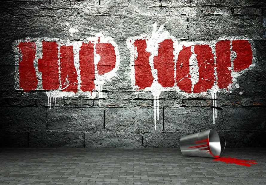 JOHNSON Hip Hop Graffiti Wall Street backdrops High quality Computer print party photography backgrounds