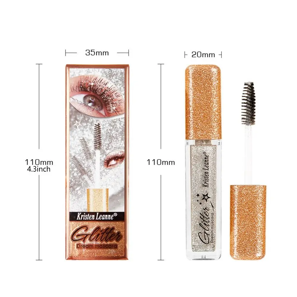 Fiber Brush Makeup Tool Beauty Lash Lift Party Shiny Glitter Mascara Glitter Mascara Eyelash Extension Starry Eyelash Mascara