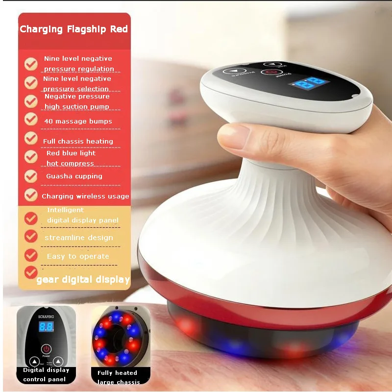 

Body Guasha Massagers Muscle Massager Fat Reducer Massager Cellulite Massager Cellulite and Fat Massager For Body Vacuum Roller