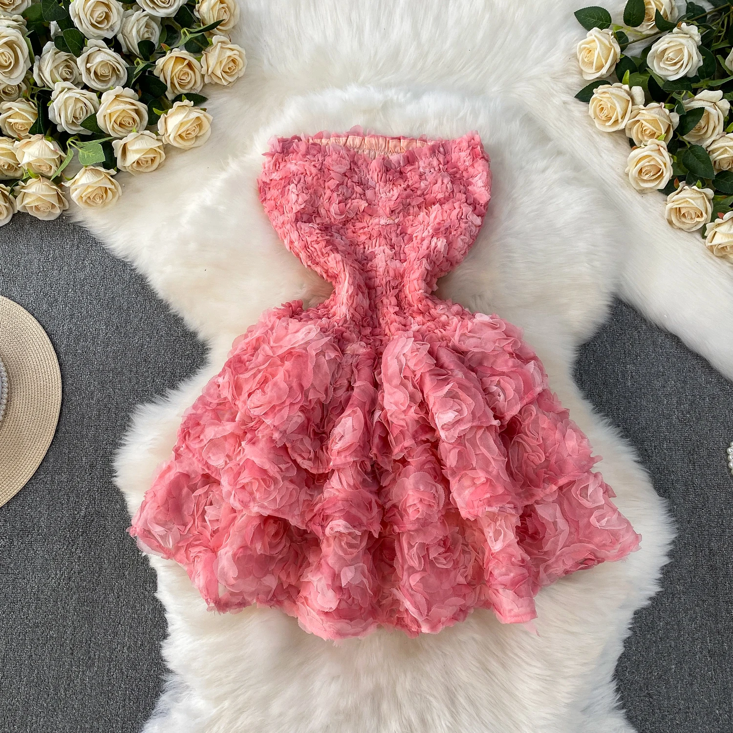 Chic vintage senza maniche floreale Elegante fata moda coreana Boho Sundress Beach abbigliamento donna mini abito