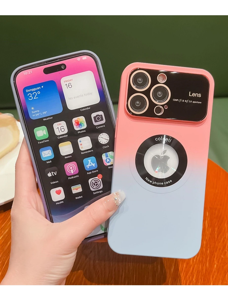 

Fashion Magnetic Wireless Charging Case For Magsafe For coque iPhone 14 Plus 13 12 11 Pro Max SE 2022 Plating Soft Silicone Case