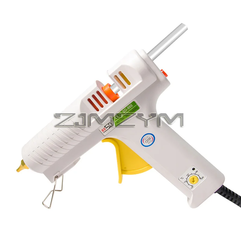 120W Professional Hot Melt Glue Gun Adjustable Constant Temperature Heater Glue Gun Craft Repair Power Tool Fit 11mm Glue Stick