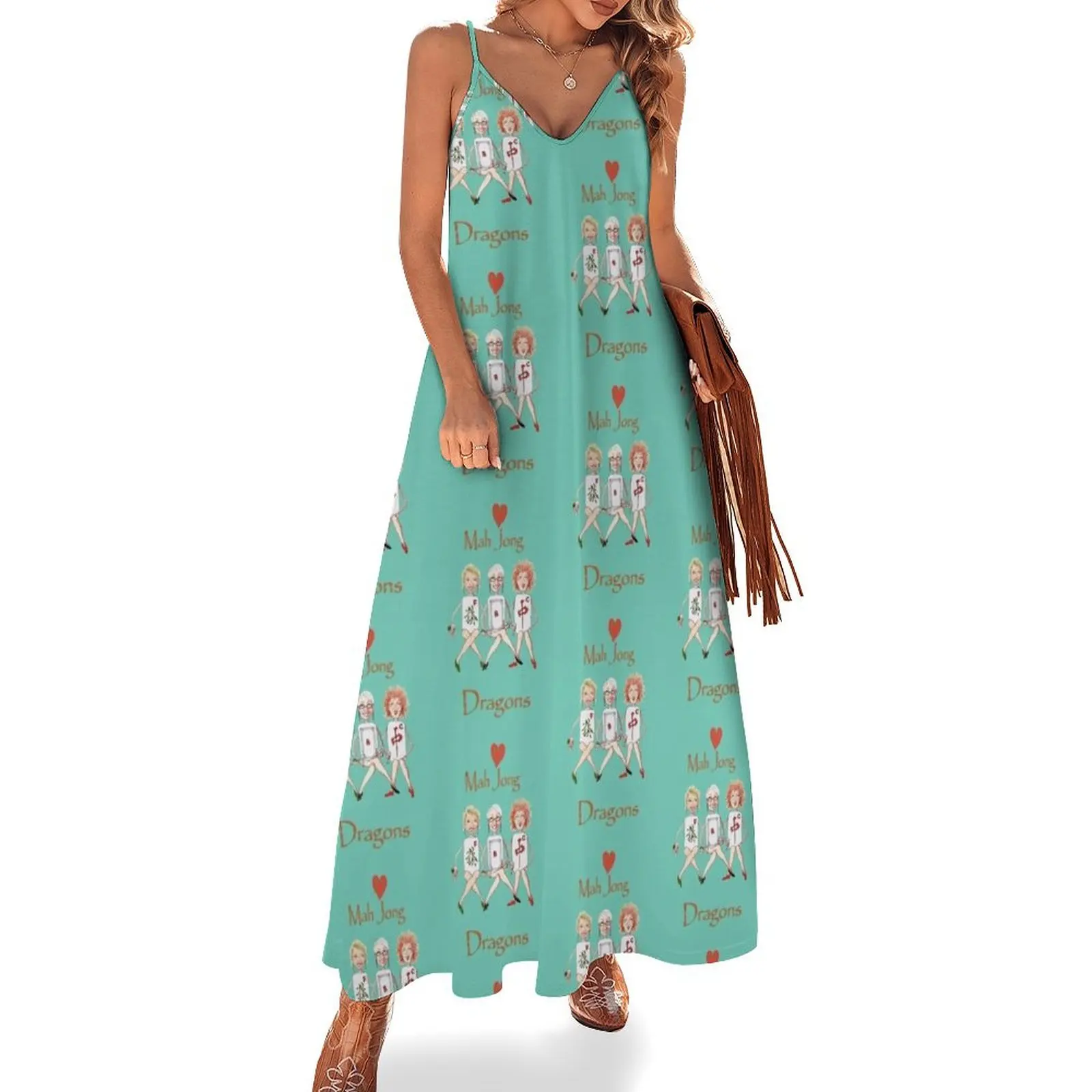 

Mah Jong Dragons Sleeveless Dress summer dresses summer dresses ladies 2025 prom clothes Women's dresses Dress