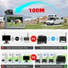 Qxny WIFIワイヤレスリアビューバックアップカメラソーラーパワーエネルギーマグネットリバースカムAHD 5インチモニター（キャンピングカートラックトレーラーRV用） 6