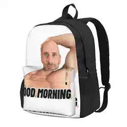 Johnny Sins Good Morning Hot Sale Schoolbag Backpack Fashion Bags Johnny Sins Dankmemes Funny Men Morning