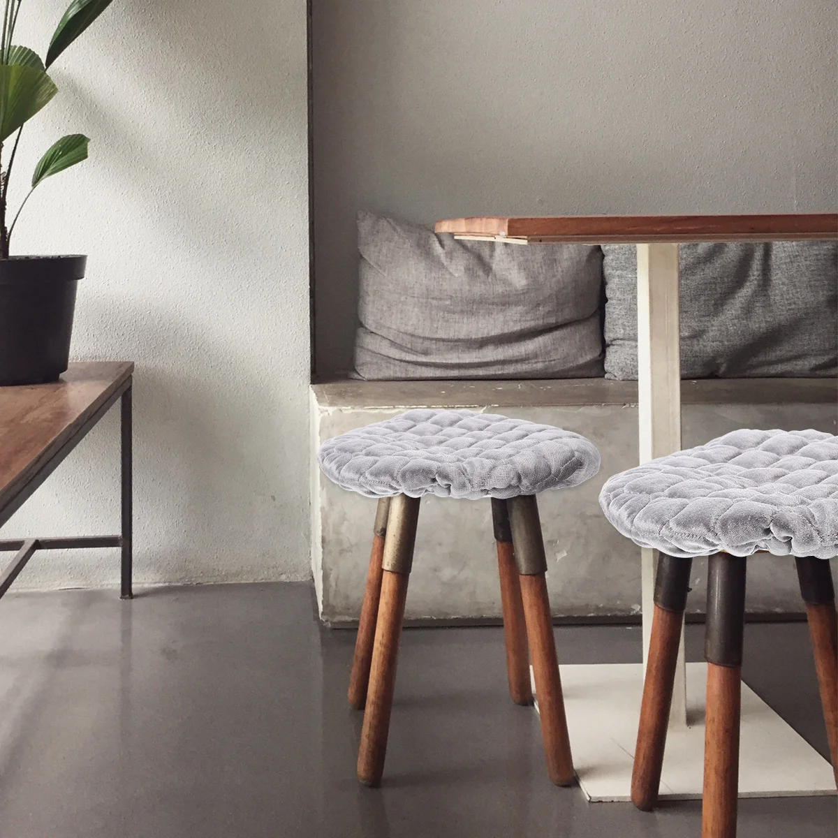 

1pc Chair Cover Elastic Washable Removable Stool Protective Case Dustproof Living Room Office Home Hotel Use