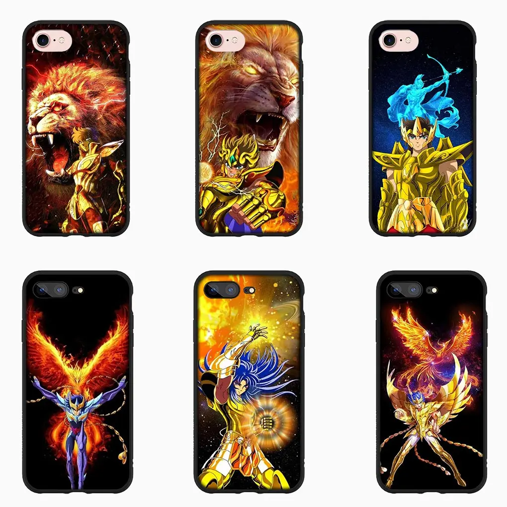 Saints Anime Seiyas Soft Phone Cover for Apple iPhone 16 15 14 13 12 11 Pro Max 6 6S Plus + SE 16+ 6+ 6+ Silicone Case