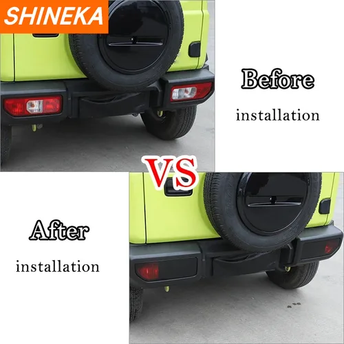 Imagen 2 del producto SHINEKA-cubierta decorativa para luz trasera de coche, capós para Suzuki Jimny 2019 2020 2021 2022 2023 Up, accesorios exteriores
