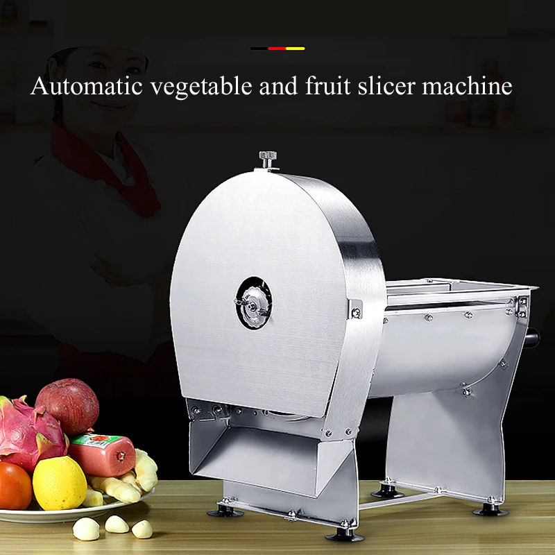 

Electric Vegetable Cutter 10Inch Stainless Steel Commercial Adjustable Automatic Fruit Shredder Home Jerky Meat Slicer