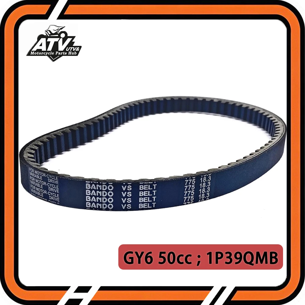 

775x18,3 GY6 50cc ремень вариатора приводной ремень 775 18,3 для GY6 50cc 4-тактный китайский скутер мопед двигатель 1P39QMB