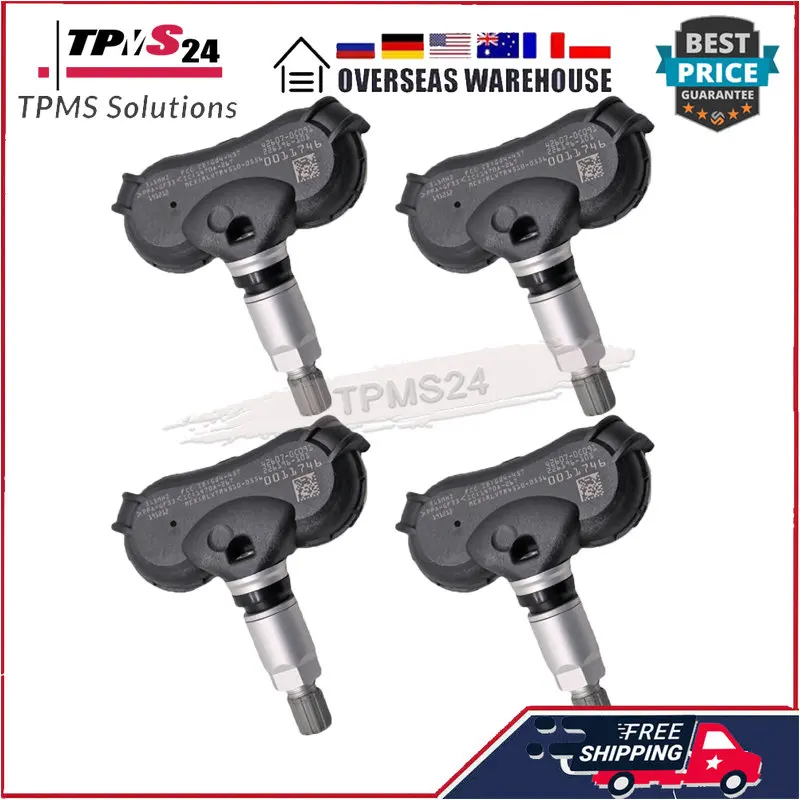 4X TIre Pressure Sensor FOR Toyota Sequoia Tundra Alloy wheels 315Mhz OEM original TPMS TIRE PRESSURE MONITOR SENSOR 42607-0C091