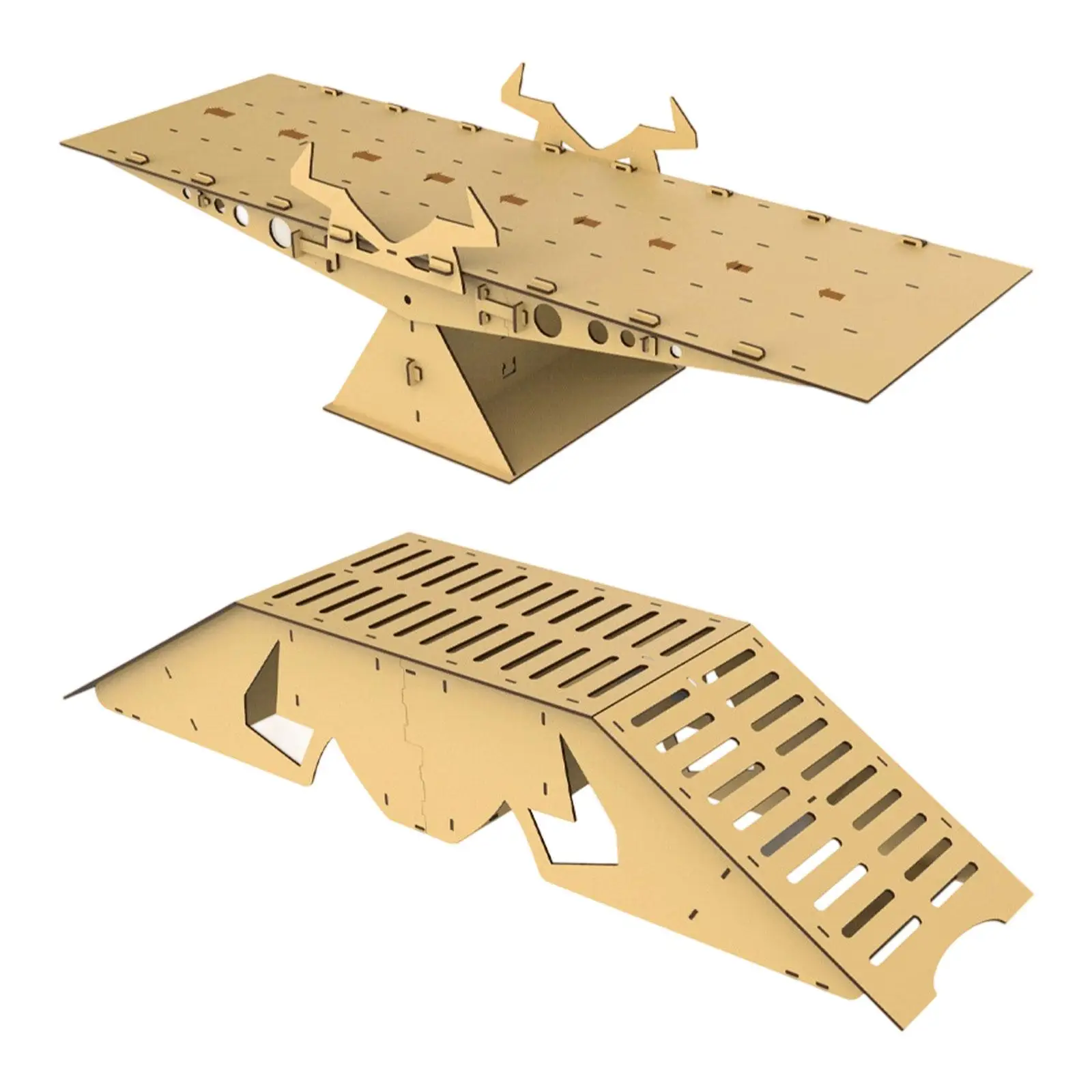 

RC Bridge Obstacle Simulation Wooden Practicing Handling Skills Challenge Obstacle Model Bridge for 1:12 RC Car 1:16 Accs