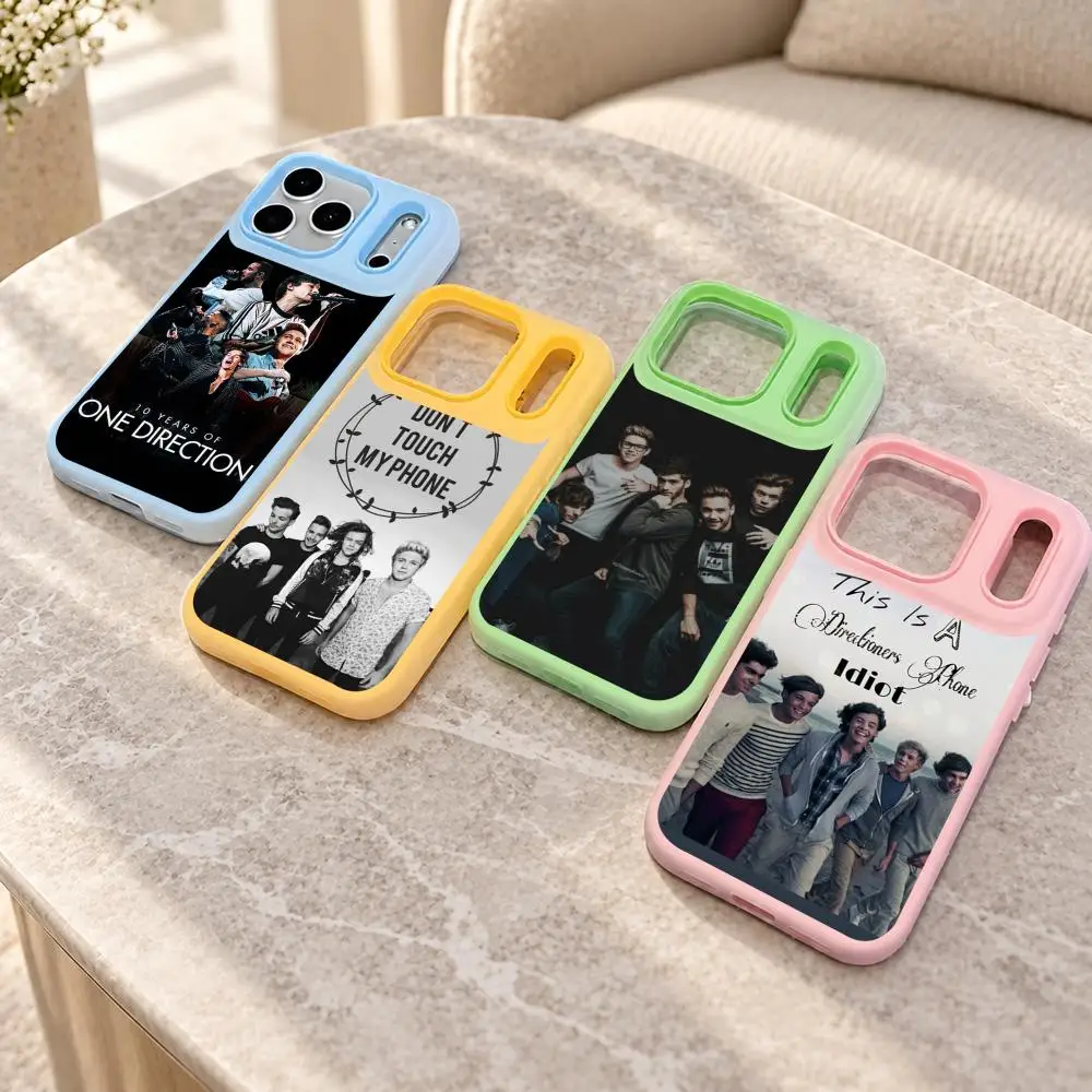 D-Direction One Phone Case For iPhone 13 through 18 Pro/Pro Max 2-in-1 Detachable Silicone Shockproof Case for