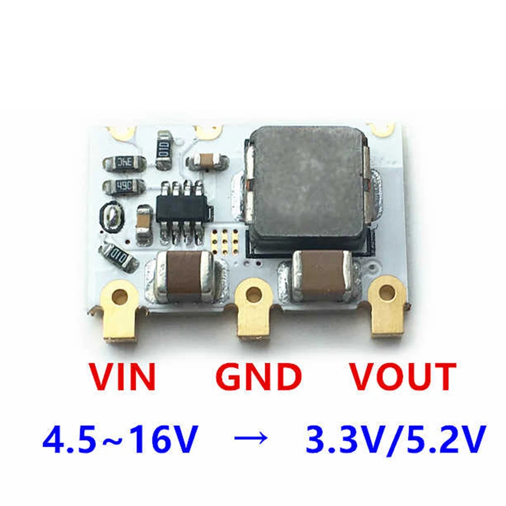 Mini DC-DC-converter Volledige 4A Step-down voedingsmodule DC4.5 ~ 16V naar DC3.3V / 5.2V Buck-voedingskaart 98% hoog rendement