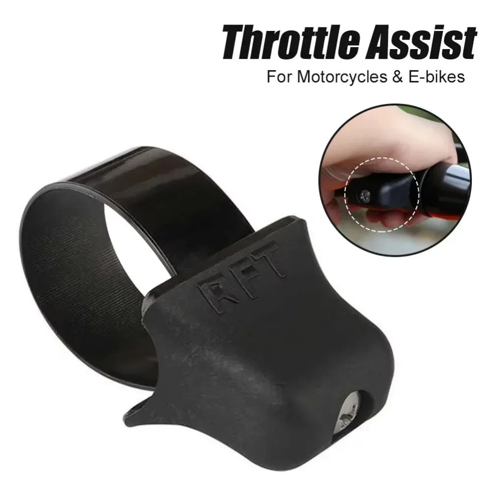 Universal Motorcycle Throttle Assist,Cruise Control Wrist Rest with Non-Slip Grip for Electric Bike, Cruise Assist Booster Black