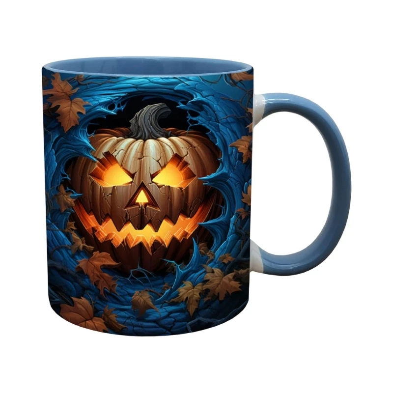 Fall Drink Cup with Rounded Handle, Coffee and Tea Service for Guest Table Markers, Desk Accent, and Table Display best sale