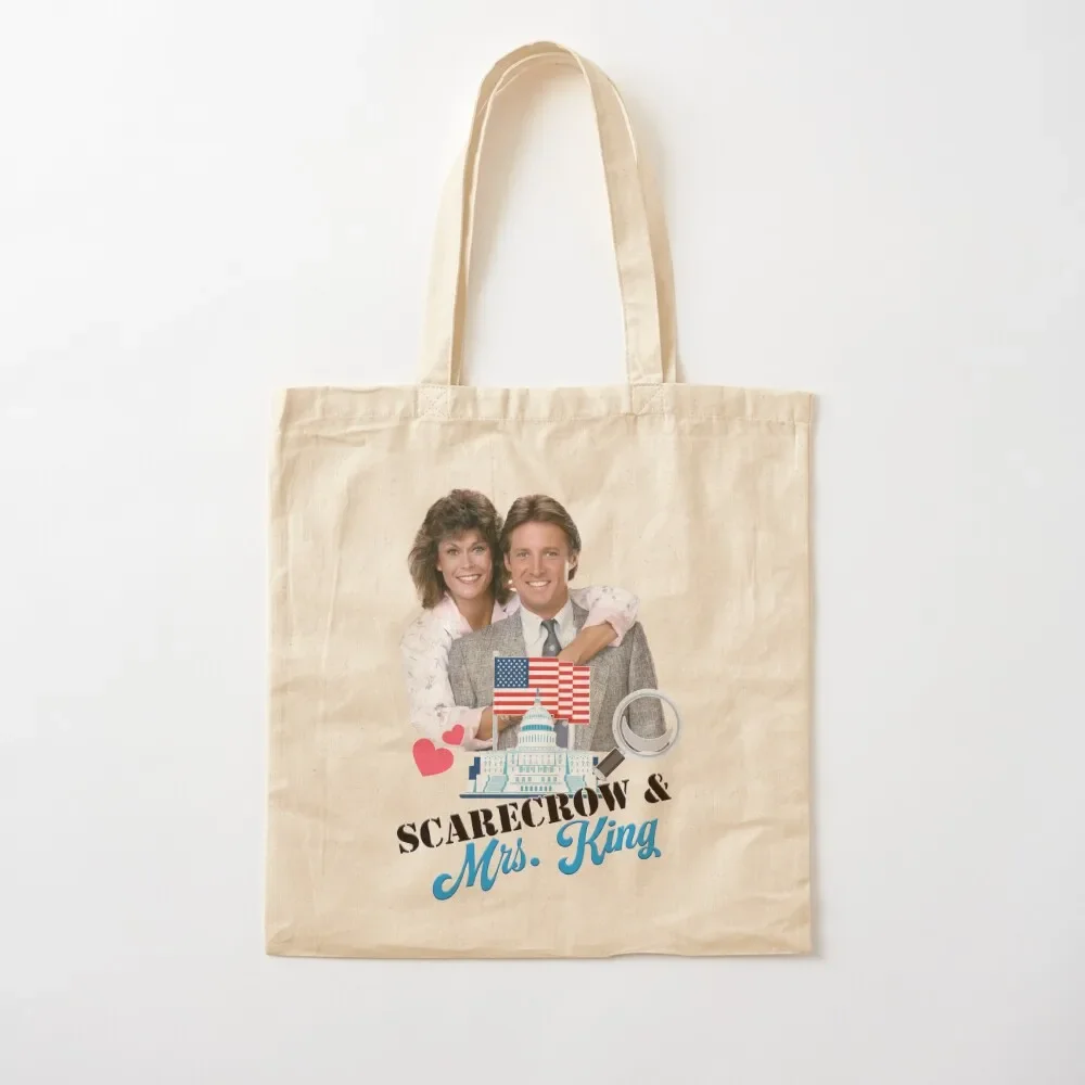 Good entertainment with Scarecrow and Mrs King, the popular agent with a heart as an exciting series from the 80s, grea Tote Bag