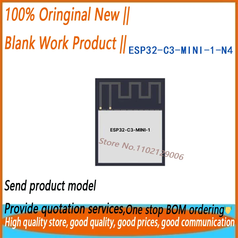 2pcs 100% Original ESP32-C3-MINI-1-N4 ESP32-C3 ESP32 Brand New Genuine