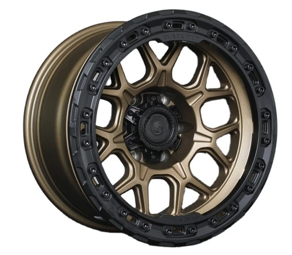 

17-18-дюймовые диски Beadlock из алюминиевого сплава, колеса Beadlock 5*127 6*139.7, кованые диски Flow Forming для пикапов, Jeep, Patrol